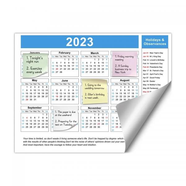 Quality 297x393mm Removable Weekly Planner Fridge Magnet Organizer Reusability For for sale