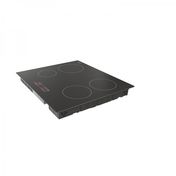 Quality Heating Selection 4 Burner Electric Cooktops , Induction Hob Cooker 7000W for sale