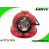 China Durable 10.4Ah Rechargeable Mining Cap Lights Black Ultra Bright 348 Lum factory