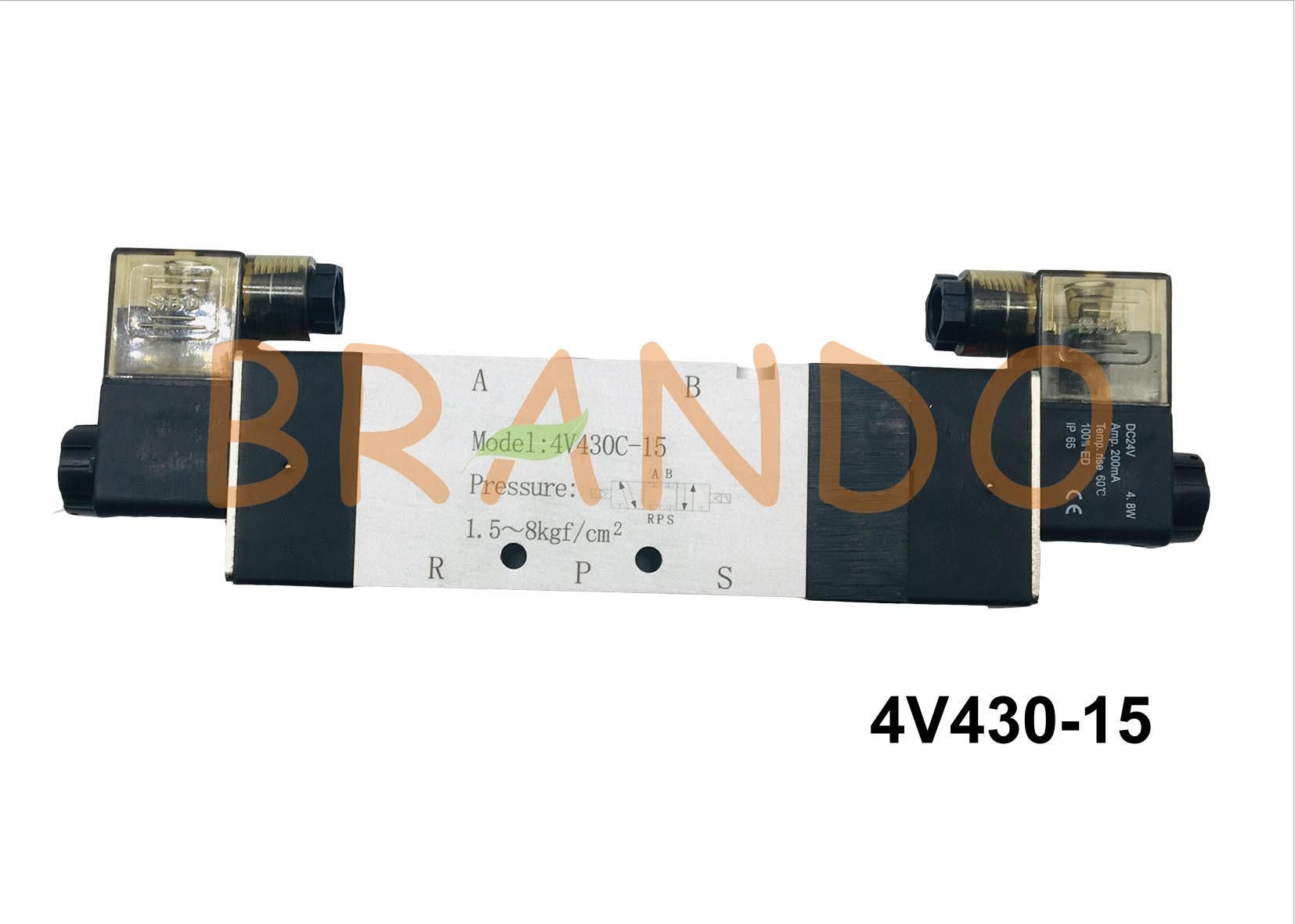 Quality Silver Color Lead Wire or Connector type 5/3 Way Pneumatic Air Control Valve for sale