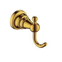 China Decorative Brass Robe Hooks Bathroom Supplies Concealed Screw Mounting factory