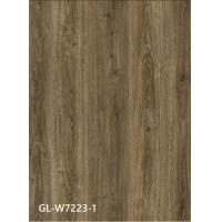 China Antibacterial SPC Flooring Fireproof Oak Wood Grain GKBM Greenpy GL-W7223-1 for sale