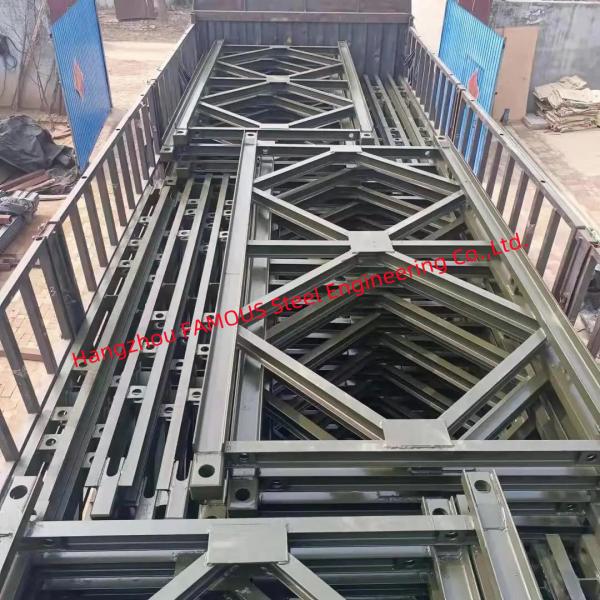 Quality Portable Steel Bridge Parts Metal Pre Engineered System Support CE/ASTM Standard for sale