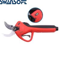 China Swansoft LED Display lihium Battery Shear diameter 40MM apple tree Electric Pruning Shears Electric Pruner factory