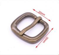 China Zinc Alloy Metal Strap Buckles For Backpack / Bags With Custom CNC Engraved Logo factory