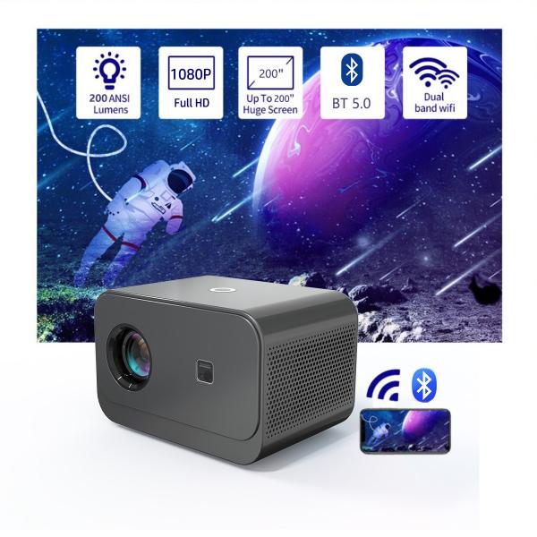 Quality Multiscene Film Projector Mini , Durable Smart Projector For Home Theater for sale