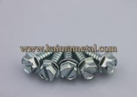 China Carbon steel (C1022), color head or hex head sheet metal screws factory