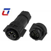 China Nylon Quick Lock 8 Pin Waterproof LED Connectors 12V 3+5 Pin Male To Female for sale
