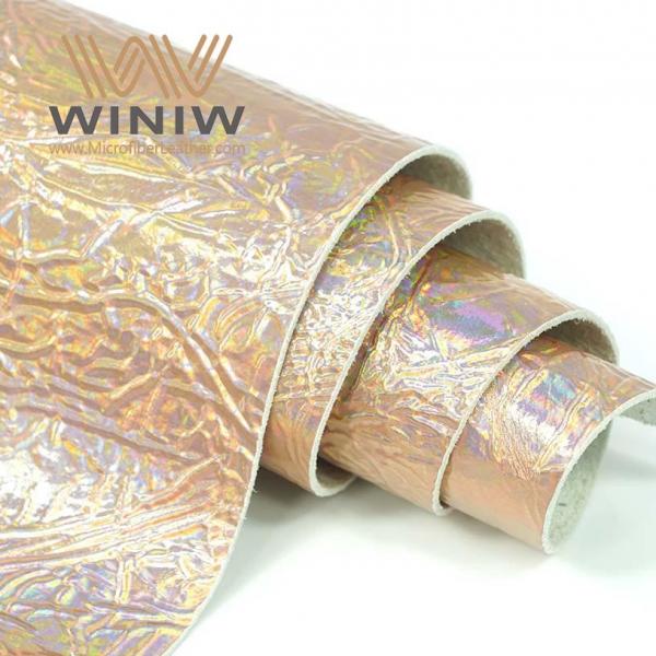 Quality Antibacterial Shoes Synthetic Leather PU Coated Microfiber Shoe Lining Fabric for sale