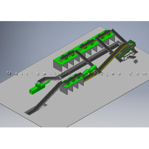 Quality Turnkey 500KW 20hrs 6000m2 Solid Waste Processing Plant for sale