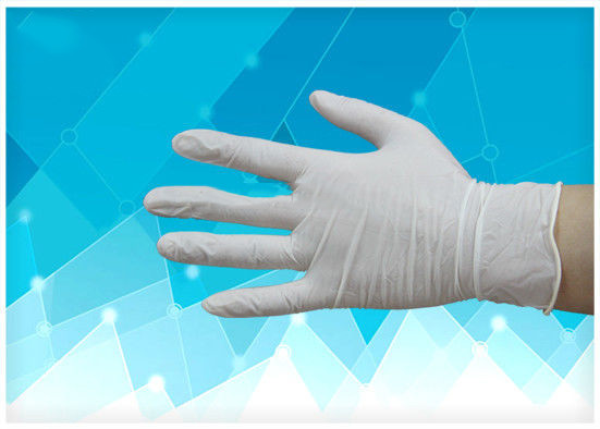 Quality White Color Disposable Sterile Gloves Multi Size Anti Puncture Reduce Hand Fatigue for sale