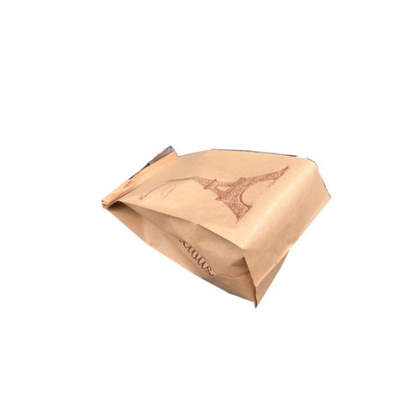Quality Kraft Eco Friendly Food Packaging Bags With Front Window CE Certification for sale