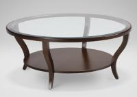 China OEM Hotel Coffee Table / Modern Round Coffee Table With Glass Table Top factory