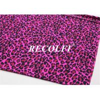 China Pinky Leopard Print Gym Suit Women's Activewear High Air Permeability 4 Way Stretch factory