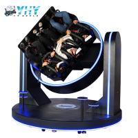 Quality 3 Players 360 720 1080 9D VR Game Machine Roller Coaster Simulator for sale