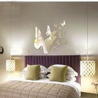 China 40 * 60cm Removable Eco-friendly CM-142 Acrylic Silver Wall Mirror Sticker for Bedroom Decoration factory