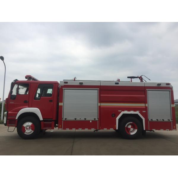 Quality Howo 4X2 Water Foam Fire Engine Truck With Double Cabin Multipurpose for sale
