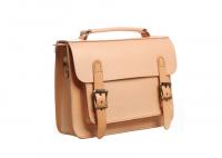 China Vintage Bags Vegetable Tanned Leather Briefcase Big Leather Cambridge Bag factory