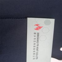 China Spandex FR Cotton Rib Knit Fabric For Fire Retardant T Shirt Cuff Use 32s Yarn factory
