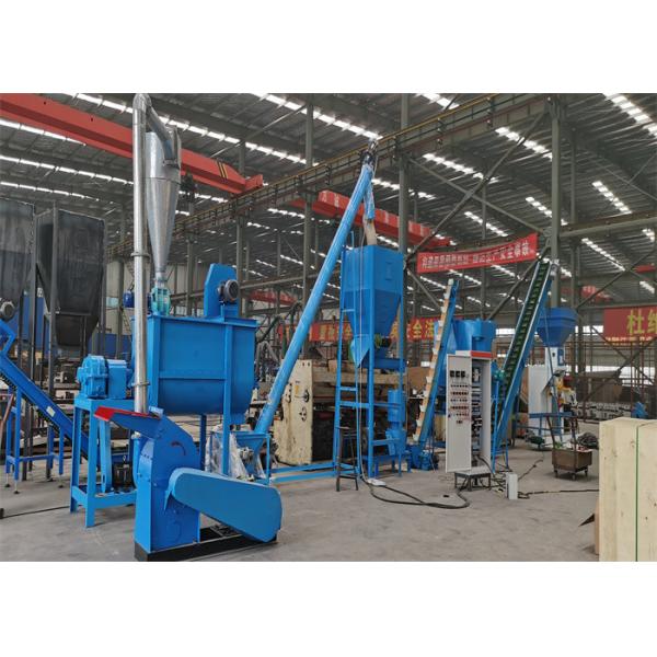 Quality 1t/h, 2t/h flat die animal feed production line for chicken feed cattle goat rabbit poultry feed pellet production line for sale