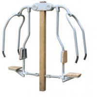 China outdoor fitness equipments WPC materials based chest press-LK-Z03 for sale