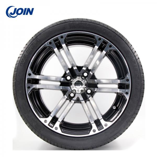 Quality 14 Inch Golf Cart Wheels And Tires Aluminum Golf Buggy Wheels ODM for sale
