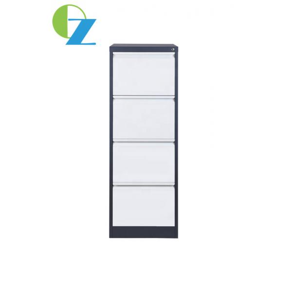 Quality Steel Furniture Vertical Filing Cabinet 4 Drawer Office Metal Key Lock Knock Down for sale