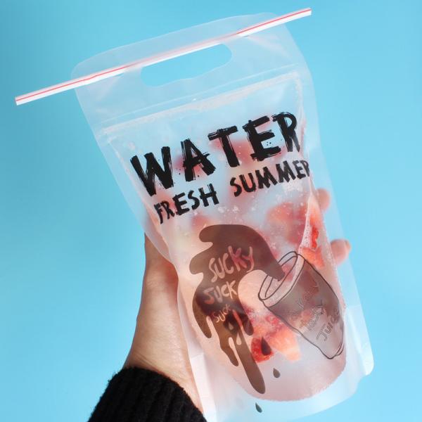 Quality Leakage Proof Stand Up Ziplock Bags Custom Printed Zipper Pouch Liquid Packaging for sale