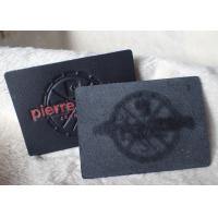 Quality Classic Durable Embossed Leather Patches , Fake / Genuine Leather Label for sale