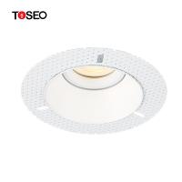 Quality Black Anti Glare Trimless Recessed Downlights 7W For Living Room / Bedroom for sale