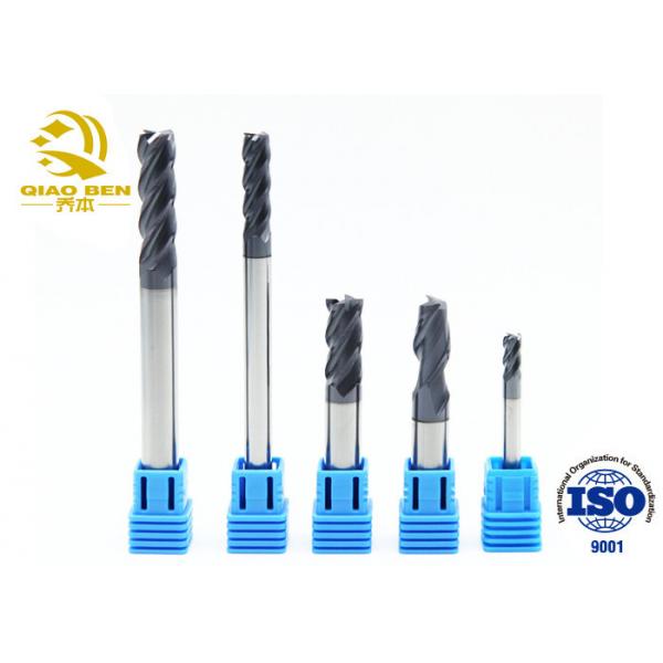 Quality High Hardness Metal Cutting End Mills , Carbide Cutting Tools For Steel Cast for sale