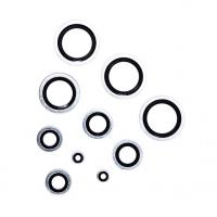China Self Centralising 304 Stainless Steel Dowty Seal Gasket NBR Rubber Bonded Seal Washer factory