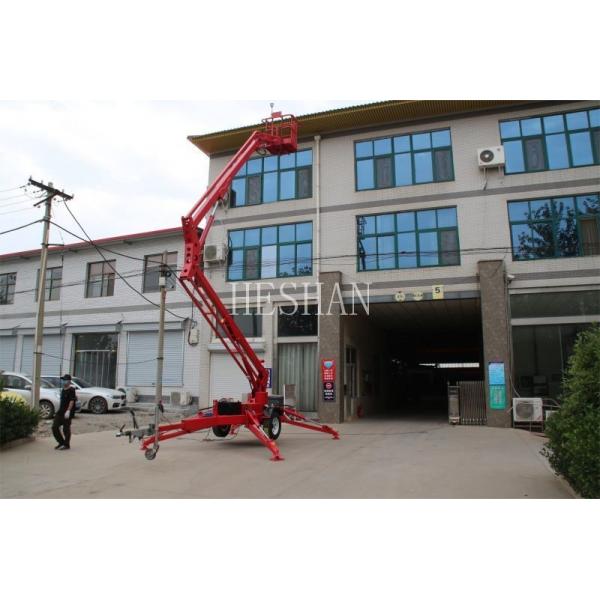 Quality Small Towable Electric Lightweight Articulating Boom Lift Easy Operation for sale