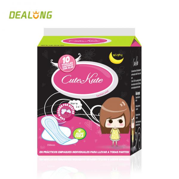 Quality Comfortable Women Sanitary Pads 270mm Lady Care Sanitary Napkin Printed for sale