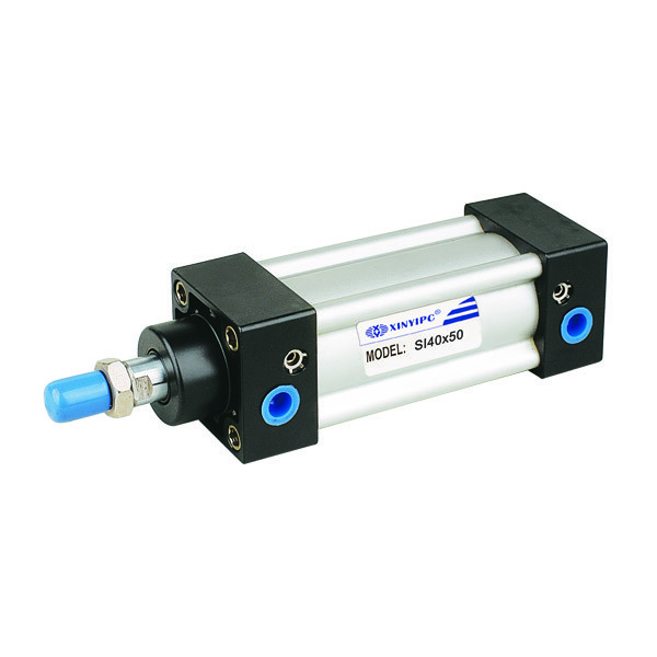 Quality SI Series Double Acting Pneumatic Air Cylinder 50~800mm/S Speed ISO 15552 for sale