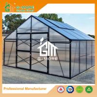 china Aluminum Greenhouse-Titan series-406X406X273CM-Green/Black Color-10mm thick PC