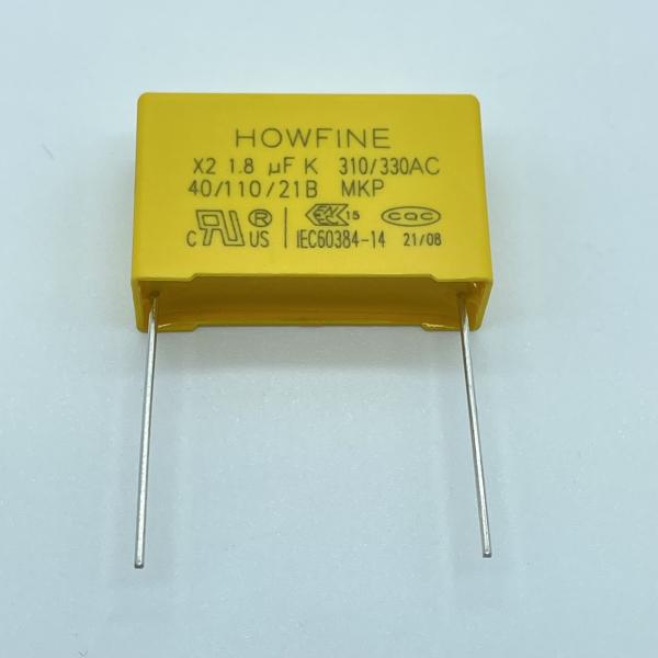 Quality CQC 1.8uF Metalized Polypropylene Film Capacitor , Multipurpose SMD X2 Capacitor for sale