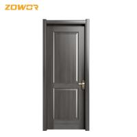 China Red Color 2 Paneled Fireproof Entry Doors with Peepholes/ 1.5 Hours Fire Rating/ Customized Size factory