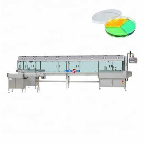 Quality PLC Touch Screen Culture Medium Filling Machine 250ml Filling Volume for sale