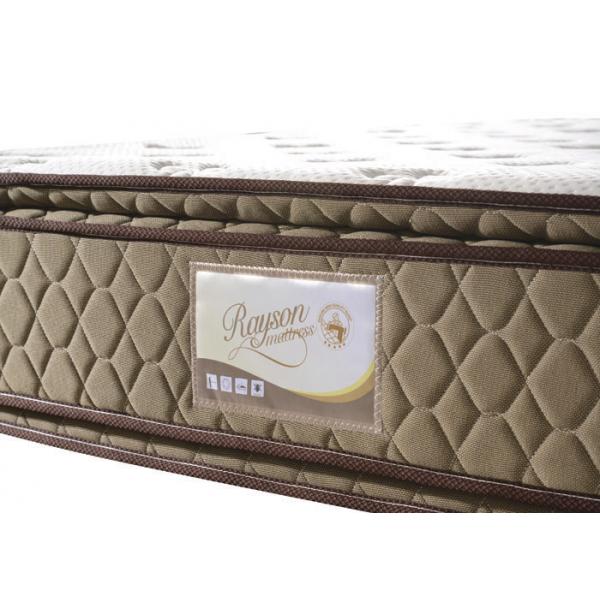 Quality Custom Pillow Top Bonnell Spring Compressed Foam Mattress Queen Size for sale
