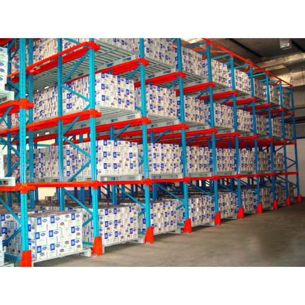 Quality Single Entry Selective Pallet Racking With Single / Double Stacked Pallets for sale