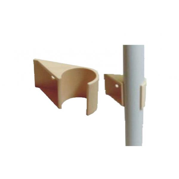 Quality Beige Plastic Coated Plumbing Fittings For DIY Pipe Rack System for sale