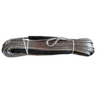 China 100 Ft Rope Winch Line , Synthetic Boat Trailer Winch Rope Ultraviolet Resistance factory