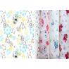 China Baby Blanket Printed Pattern 21*10 100 Cotton Flannel Fabric factory