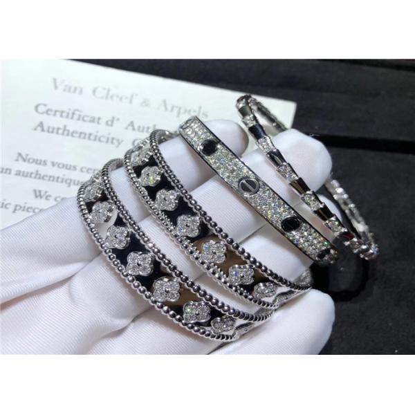 Quality Women'S 18K White Gold Bracelet With Diamonds for sale