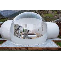 China PVC Bubble Tent House With Bedroom Outdoor Camping Hotel White Half Clear Protecting Privacy Inflatable Tents Room factory