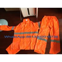 China Wholesale Retail Cheap 3000 Sets Police Duty Polyester Refletive Raincoat Stock for sale