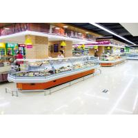 China Energy Efficient Countertop Refrigerated Display Case Merchandizer For Sausage And Dairy factory
