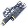 China Lithium alloy PDU Cabinet 2 ,6 outlets Power Strip  Universal  Extension Socket Appliance factory