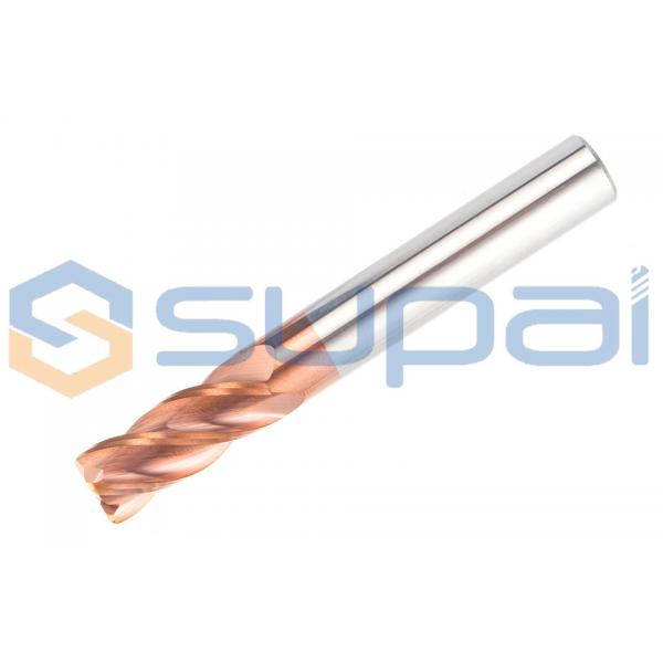 Quality Tungsten steel Round Nose Cutter CNC Tool Alloy Coating Cutter 4 Blade End Mill Copper Cast Iron Processing Router Bit for sale